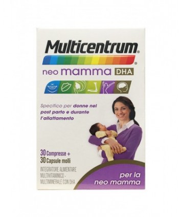 MULTICENTRUM NEO MAMMA DHA 30 COMPRESSE + 30 CAPSULE MOLLI